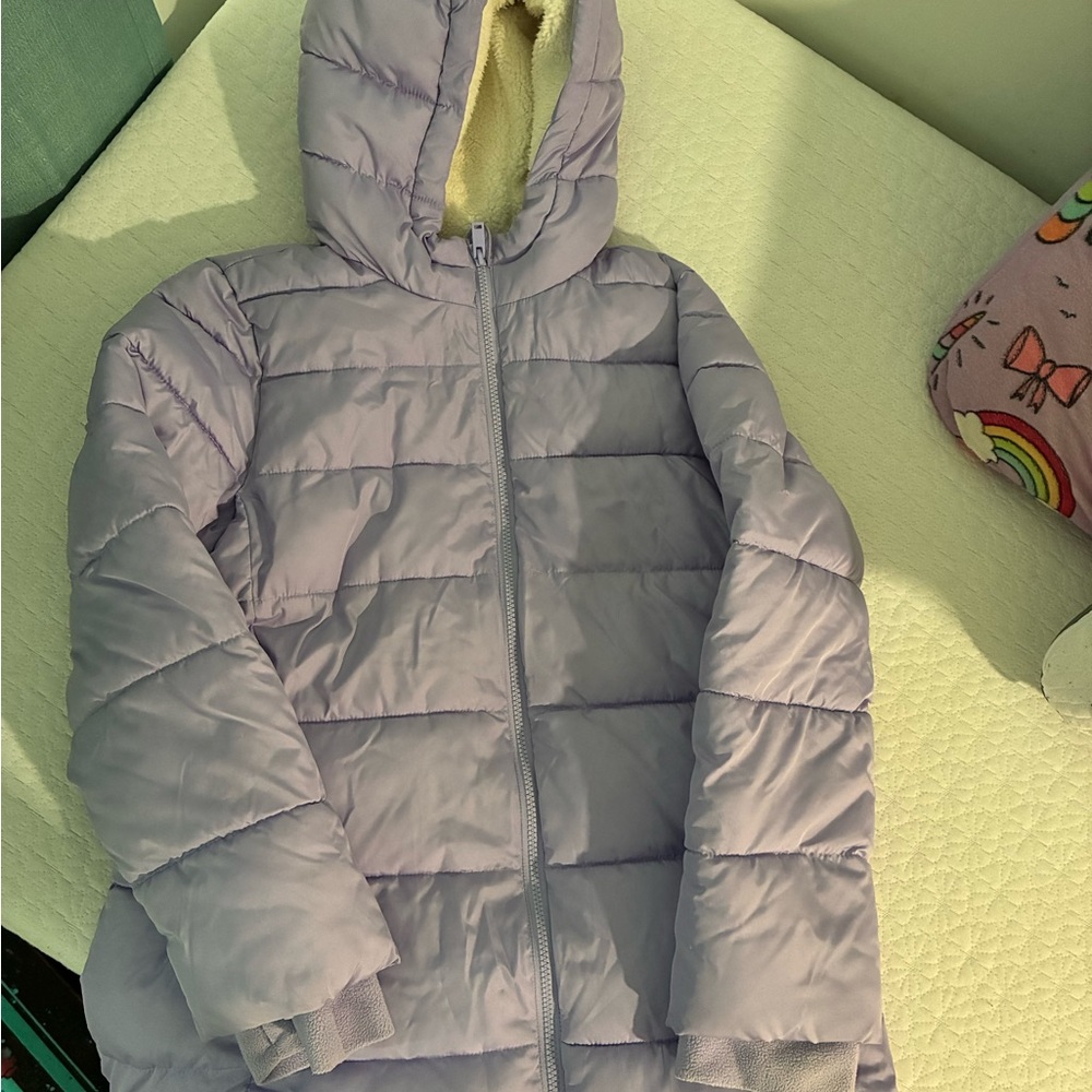 GAP Light Purple Kids Puffer Jacket